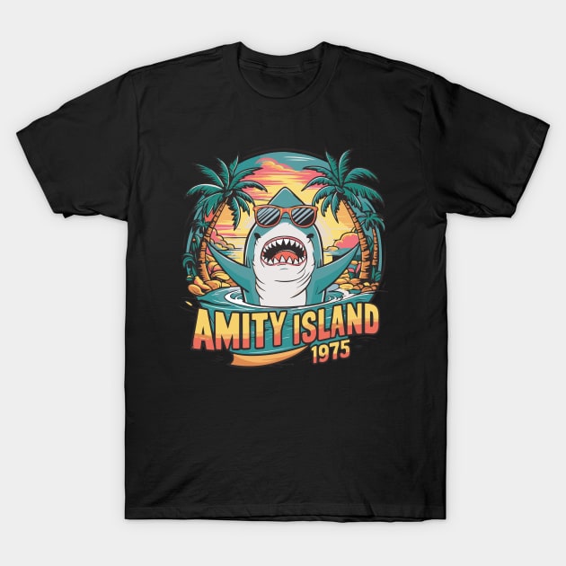 Funny Jaws T-Shirt by Jahangir Hossain